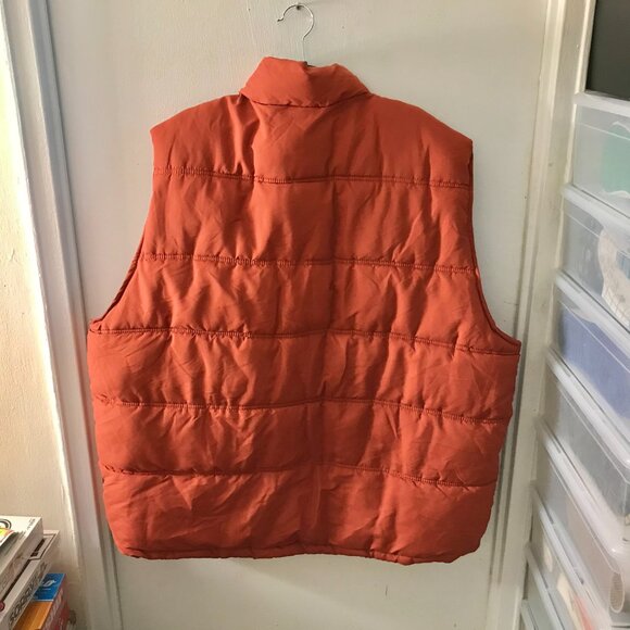Men's Field and Stream Burnt Orange Bubble Vest - Size 3X - Picture 7 of 7